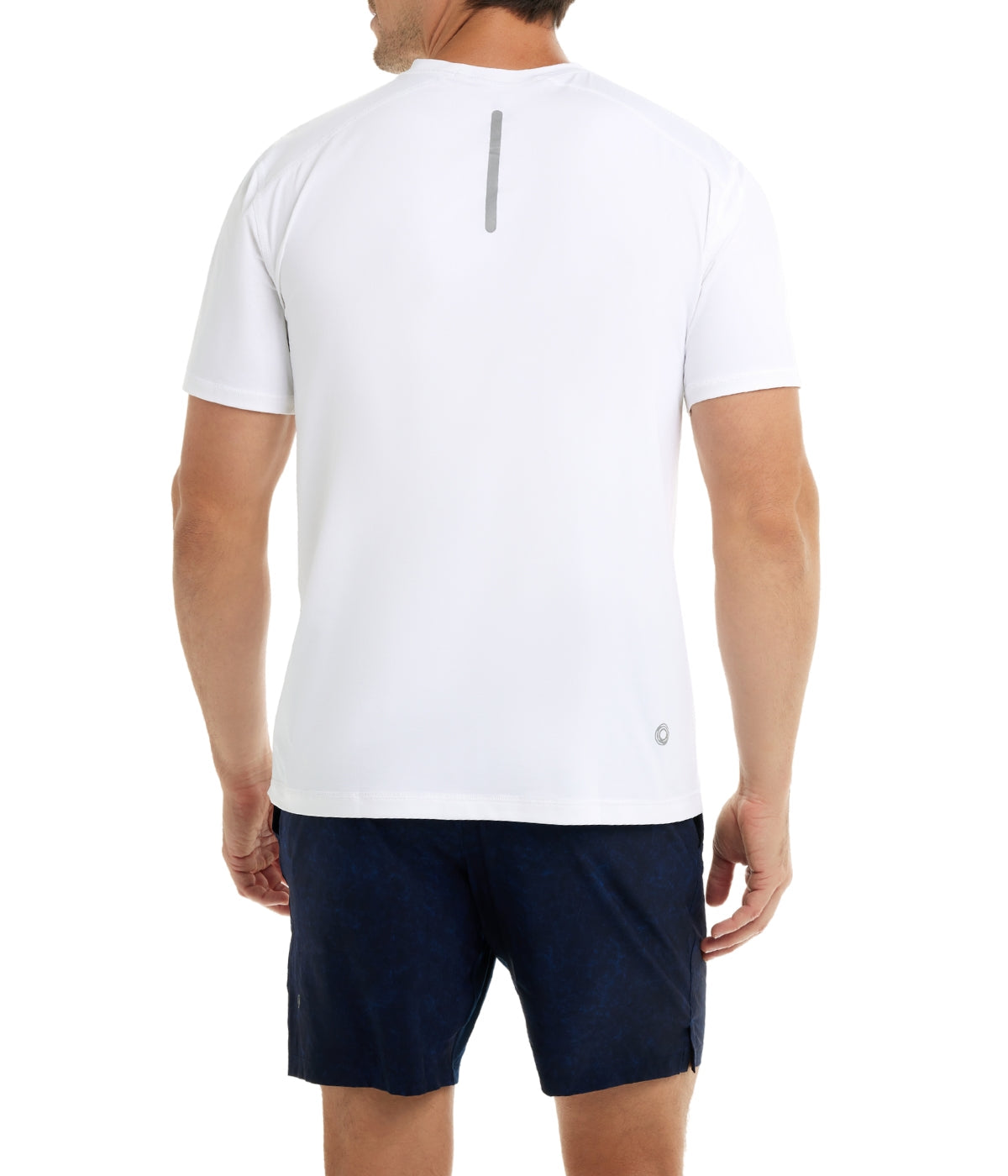  BloqUV BloqUV Men's UPF 50+ Sun Protection Short Sleeve Crew Neck Top - White - Bonton