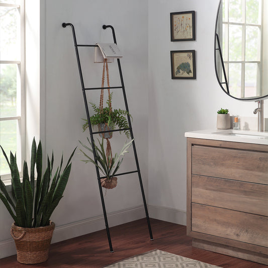 Free Standing Ladder Towel Rack