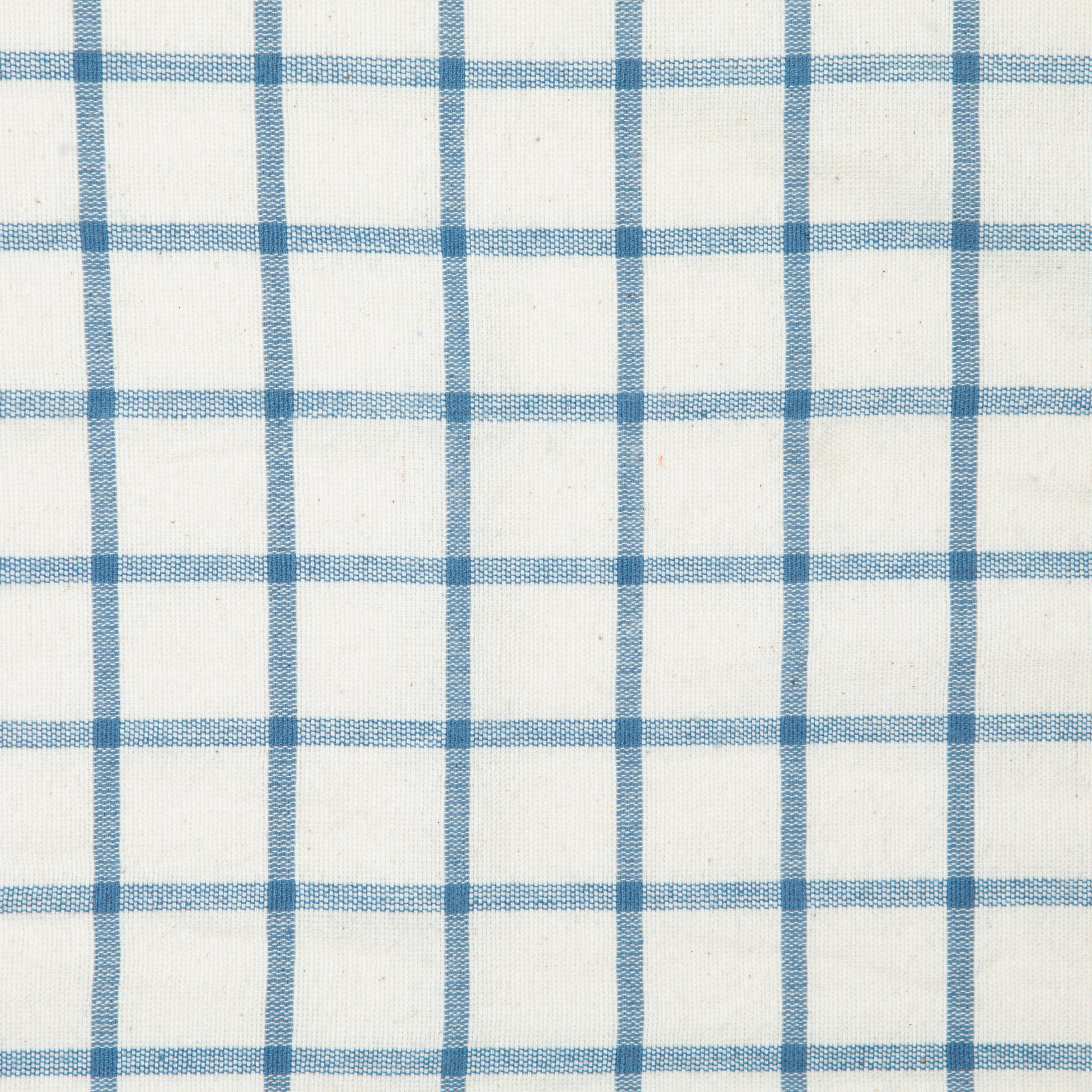  Caravan Windowpane - Napkins Blue & Natural 20