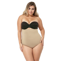 InstantFigure Shapewear Plus Size Hi-Waist Slimming Panty WPY019C