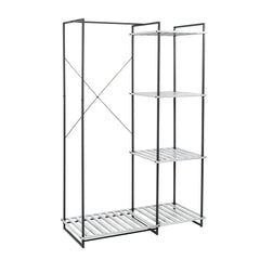 Freestanding Open Metal Closet Wardrobe