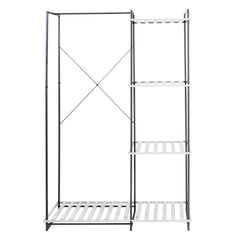 Freestanding Open Metal Closet Wardrobe