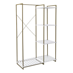 Freestanding Open Metal Closet Wardrobe