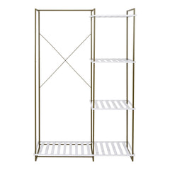 Freestanding Open Metal Closet Wardrobe