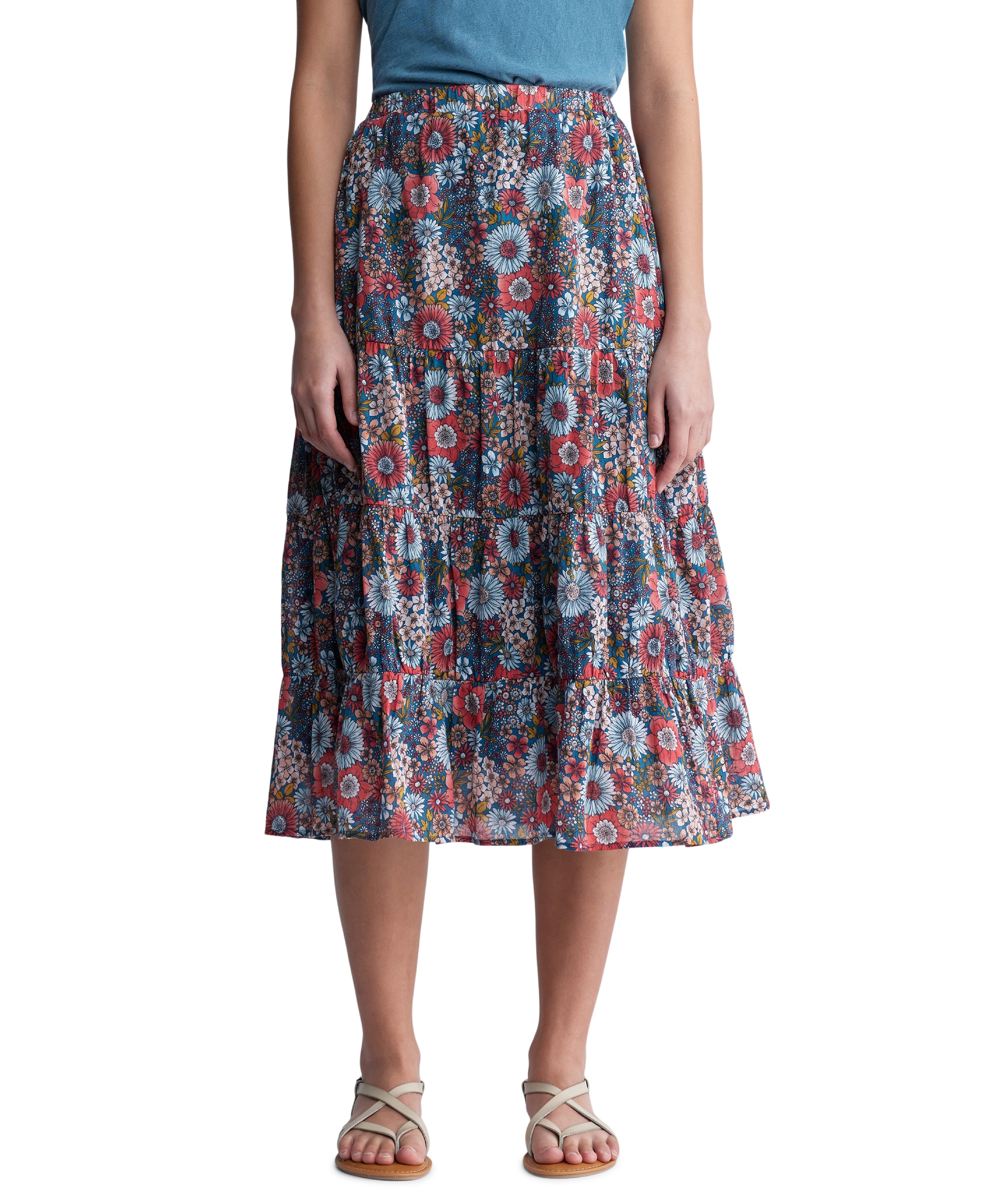  Buffalo David Bitton Aletta Long Flowy Skirt - SPRING MEADOW - Bonton