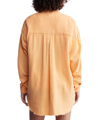 Taylee Ls Oversized Dbl Pkt Shirt