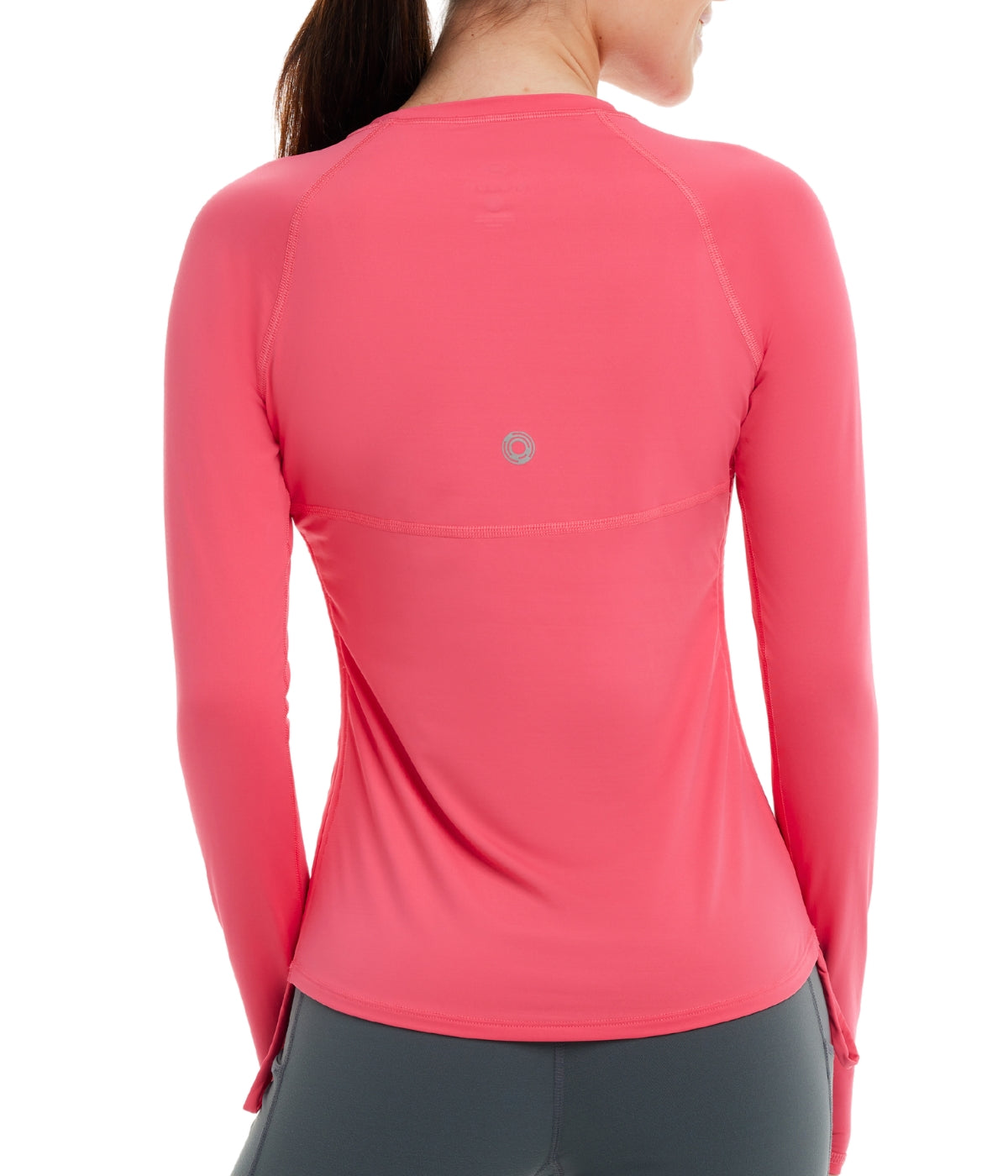  BloqUV BloqUV Women's UPF 50+ Sun Protection Drawstring Crew Top - Watermelon - Bonton