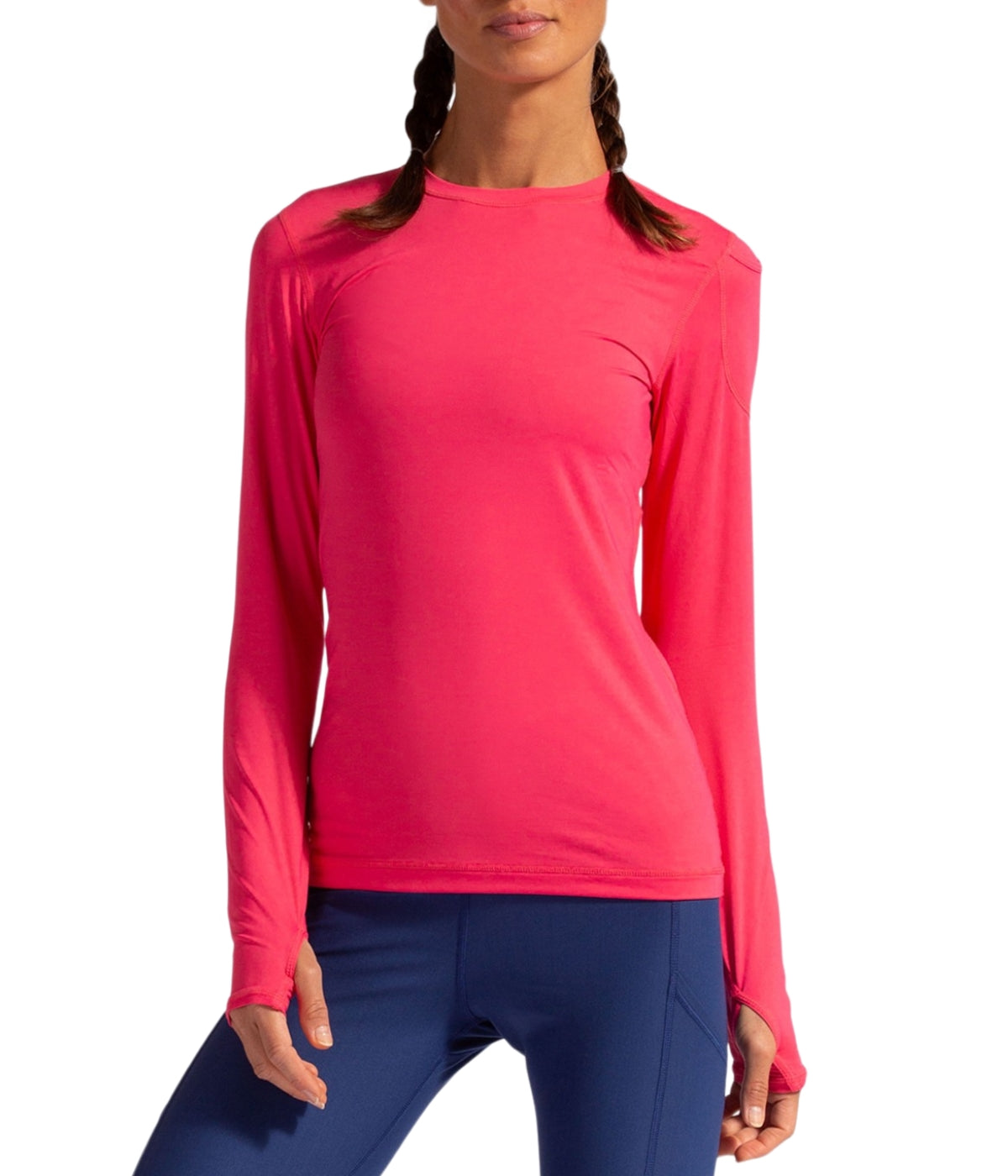  BloqUV BloqUV Women's UPF 50+ Sun Protection Long Sleeve Sun Shirt 24/7 Top - Watermelon - Bonton