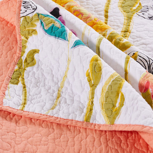 Watercolor Dream Reversible Quilt Set