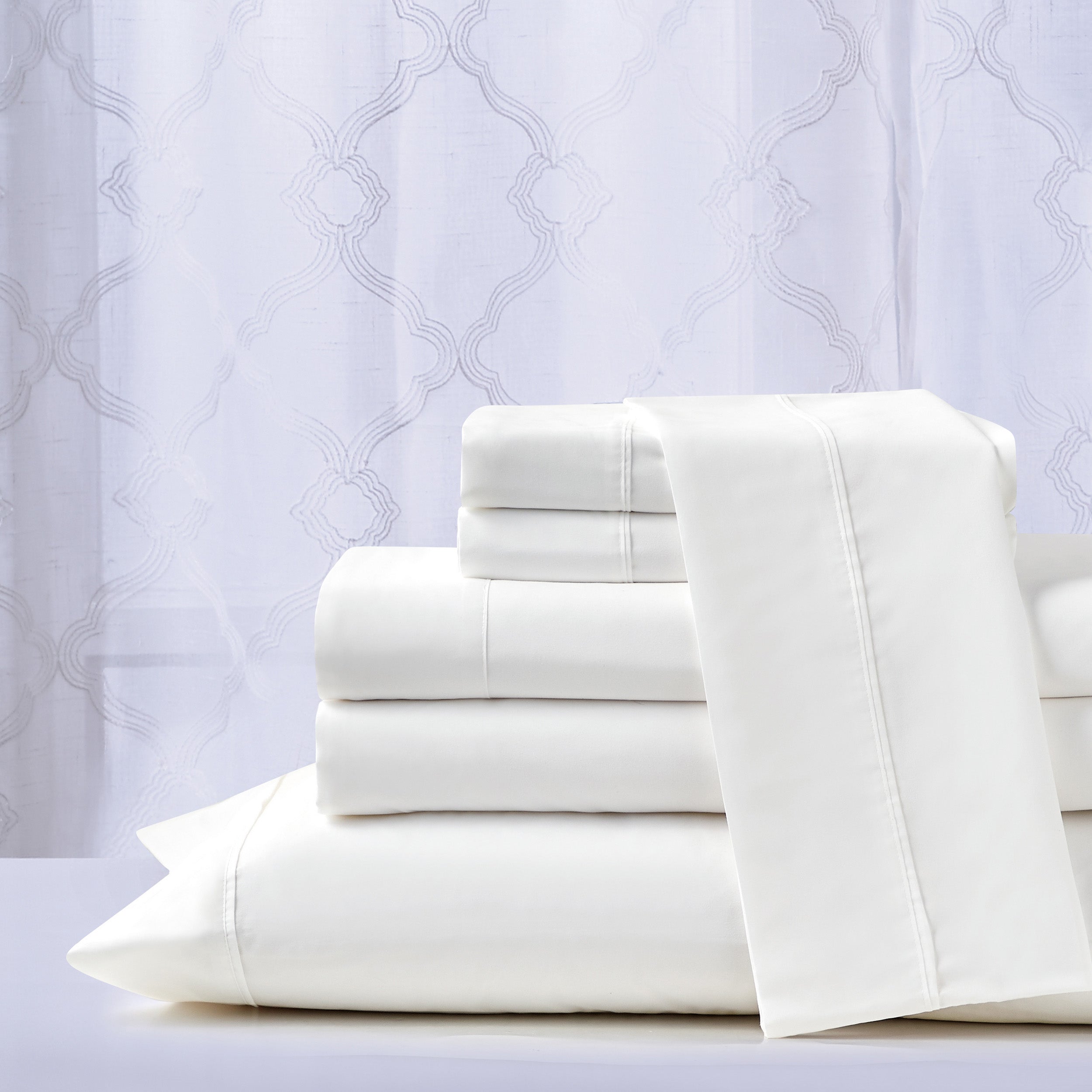  Kathy Ireland Home Kathy Ireland Cool Max 6 Piece Ultra Soft Sheet Set - Twin - Bonton