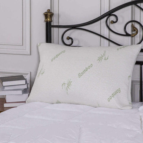 Bamboo Memory Foam Pillow With Removable Cover