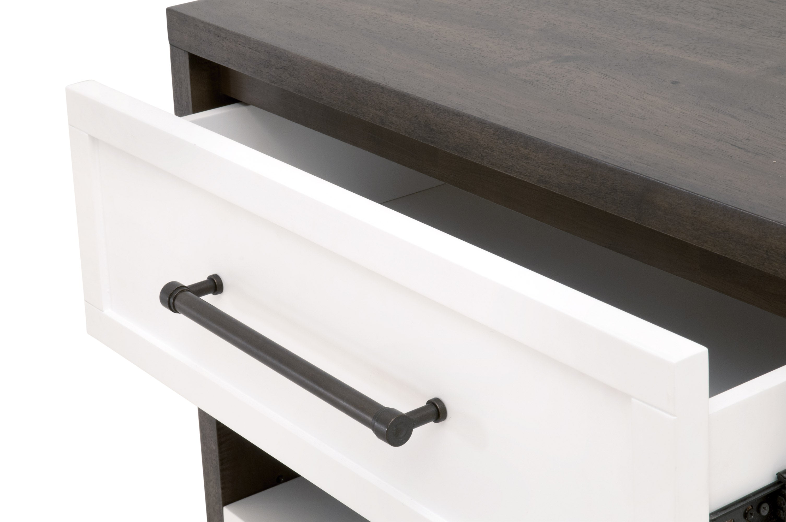  Essentials For Living Wrenn 1-Drawer Nightstand - White - Bonton