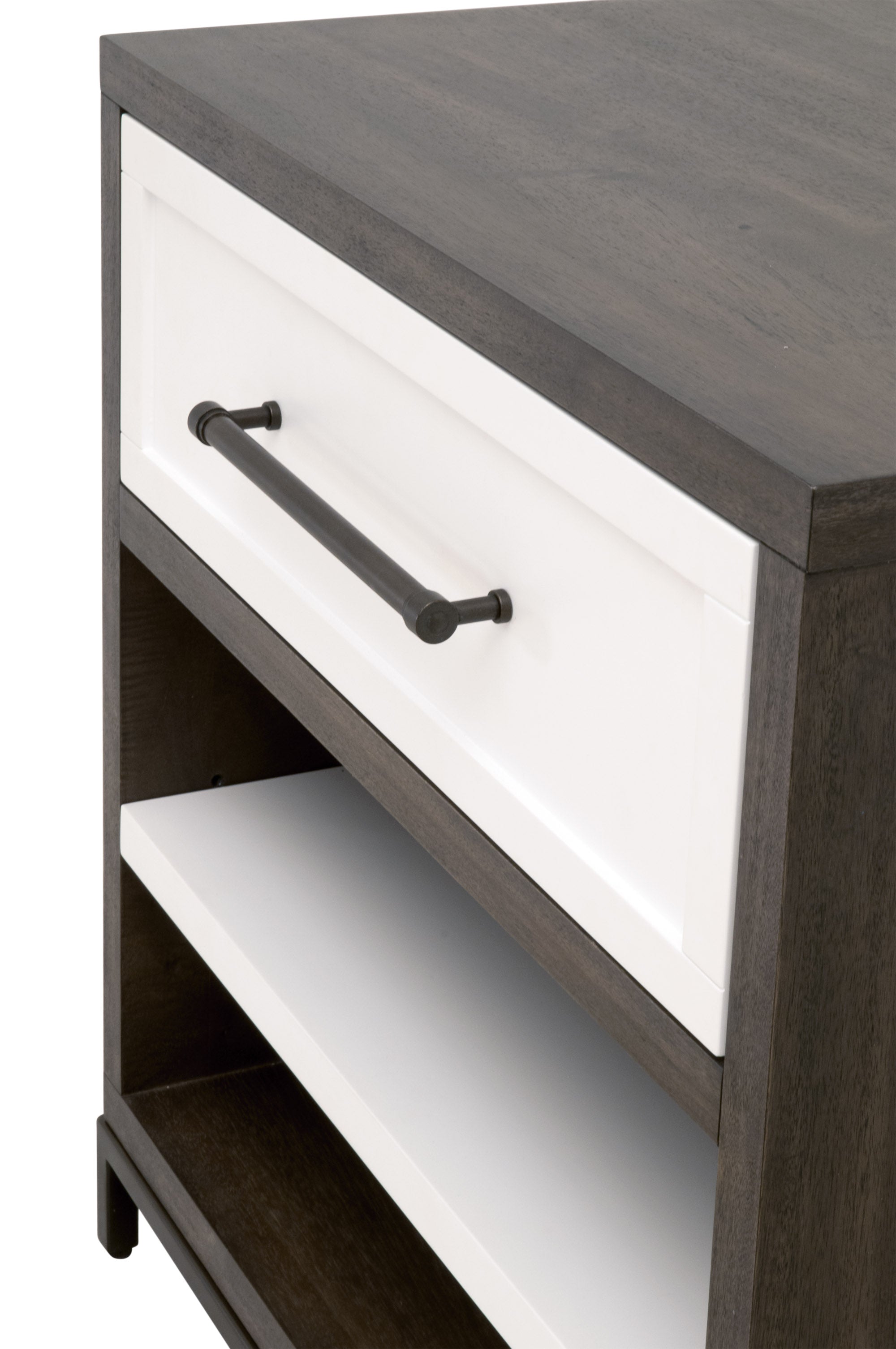  Essentials For Living Wrenn 1-Drawer Nightstand - White - Bonton