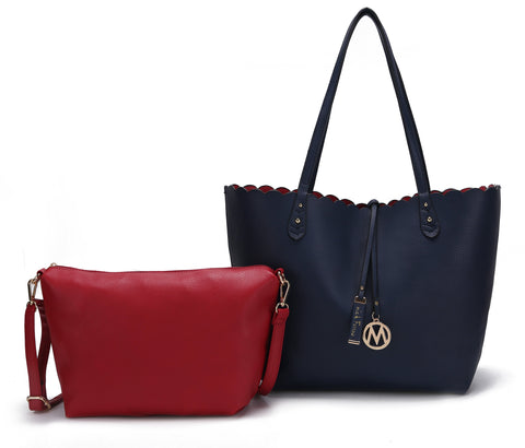Amahia Reversible Tote Bag and Crossbody Set