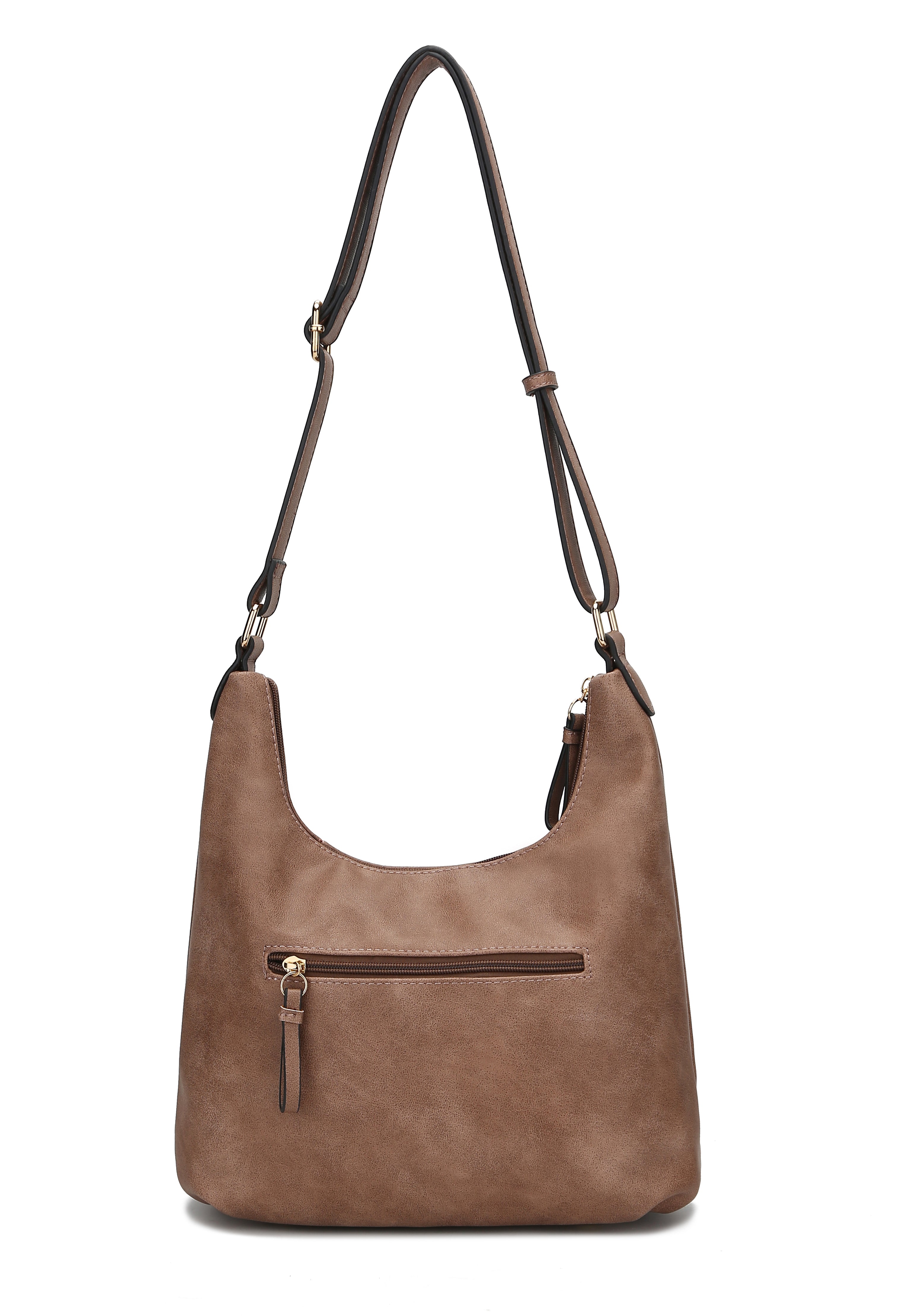  MKF Collection Daniela Hobo Bag - Taupe - Bonton