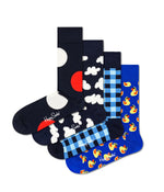 4-Pack My Favourite Blues Socks Gift Set Multi