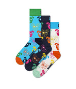 3-Pack Mixed Dog Socks Gift Set Multi