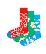 3-Pack I Flower U Socks Gift Set Multi