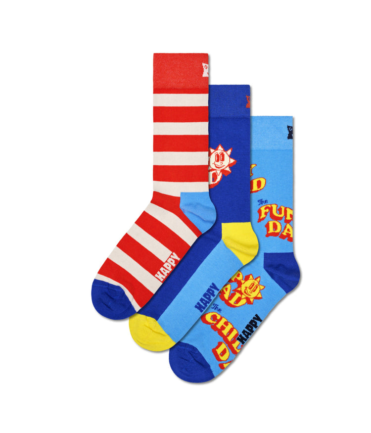 3-Pack Super Dad Socks Gift Set Multi