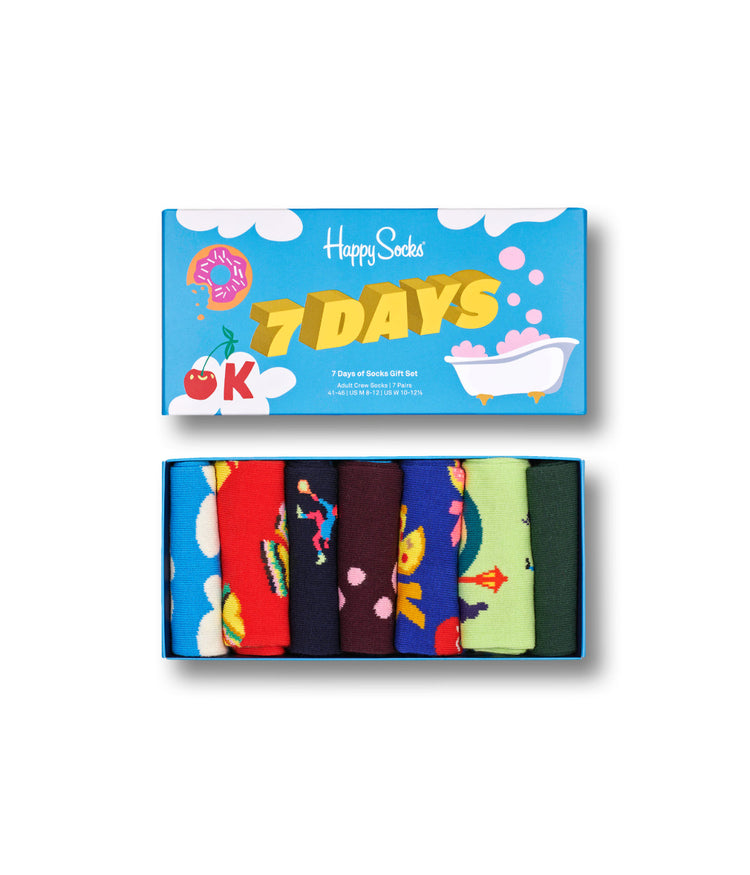 7-Pack 7 Days Socks Gift Set Multi