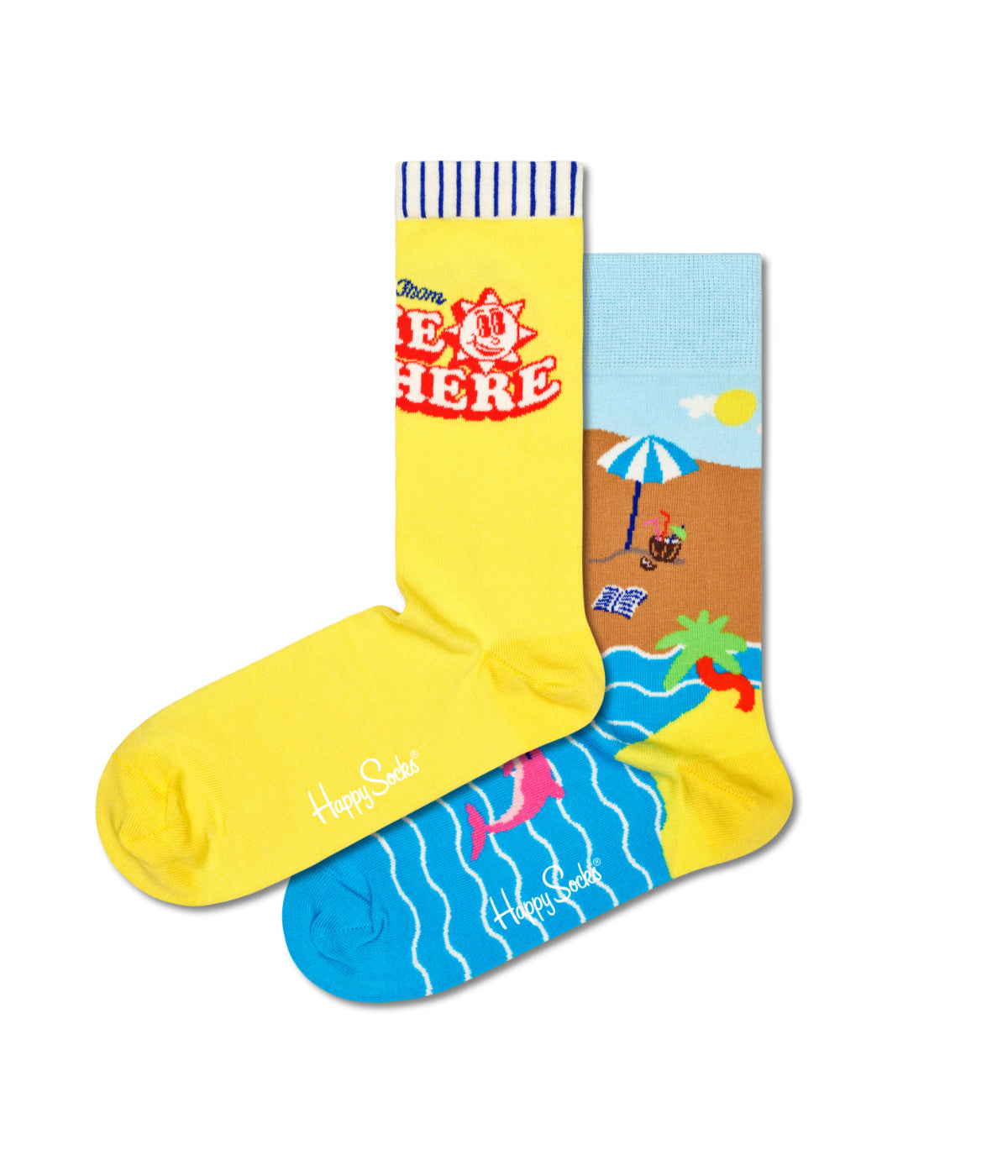 2-Pack Wish You Were Here Socks Gift Set Multi