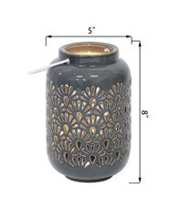 LED Shell Ceramic Lantern