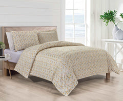 Bibb Home 4 Pc Duvet & Down Alternative Comforter Set