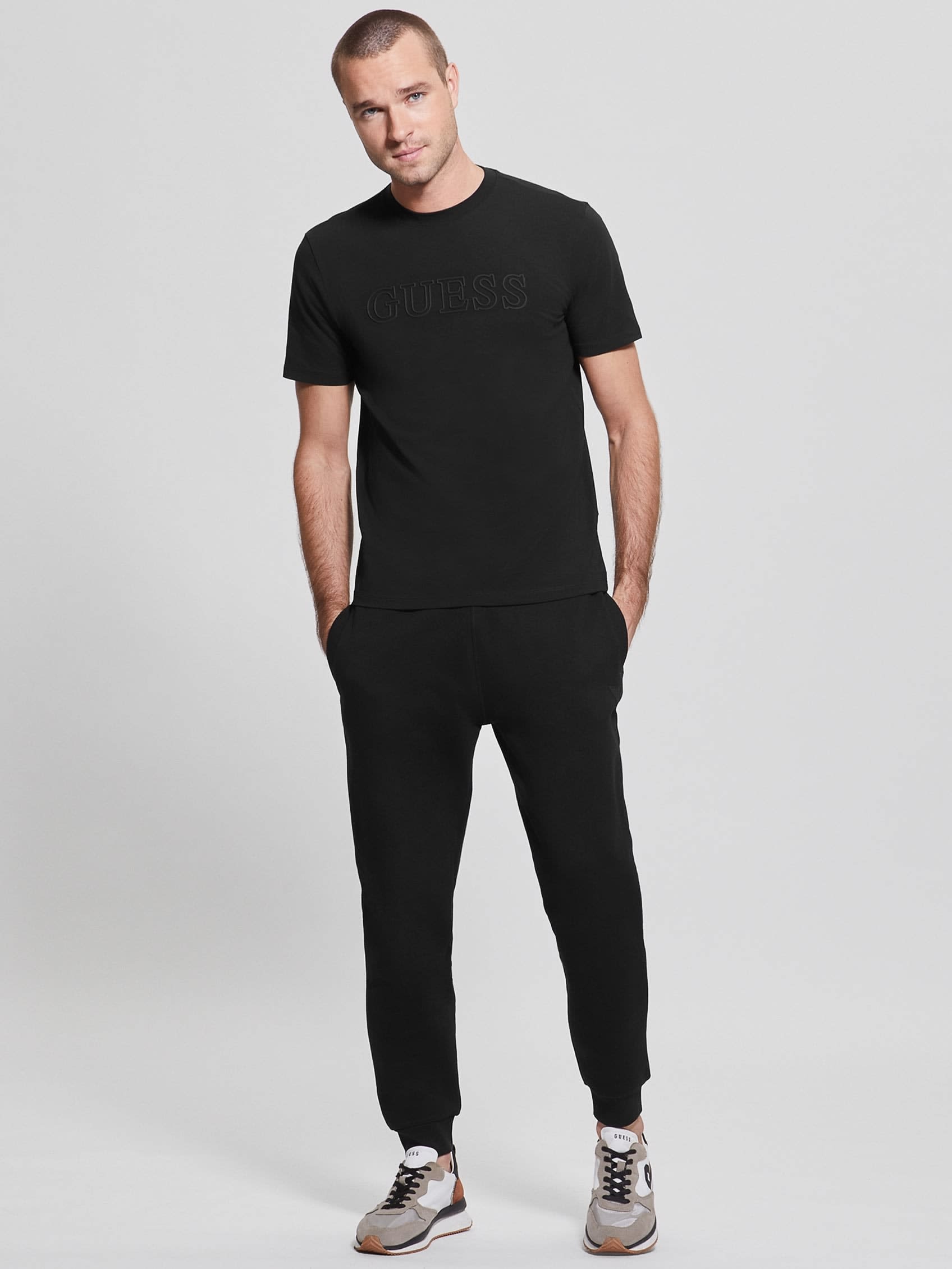  Men's Eco Alphy Tee - Jet Black - Bonton