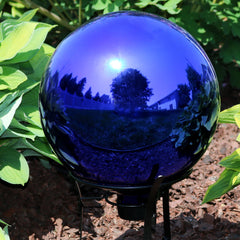 Mirrored Gazing Globe Ball - 10" Diameter