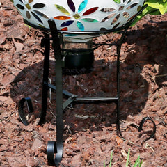 Steel Scroll Gazing Ball Stand for 10" or 12" Garden Gazing Globes - 9"