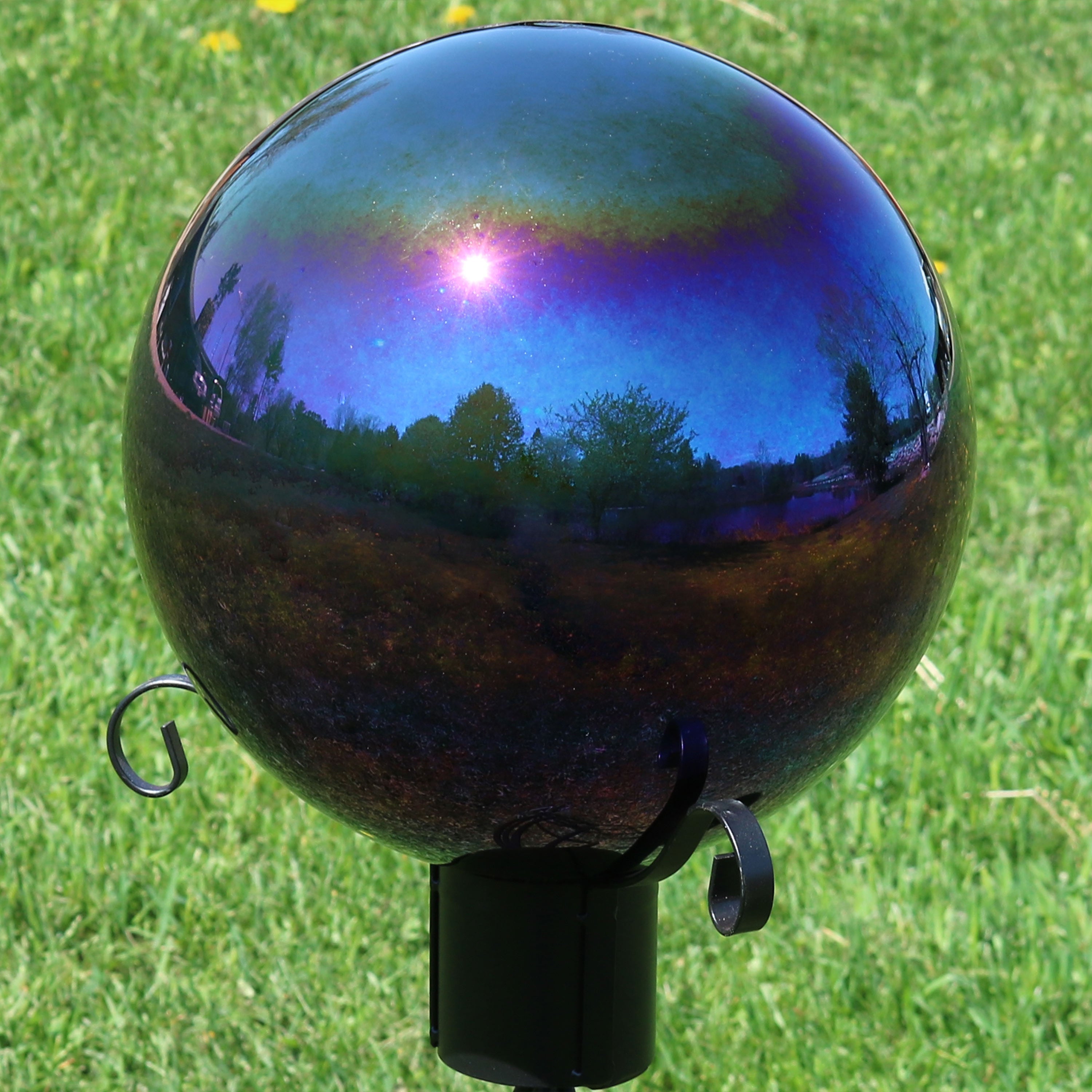  Sunnydaze Decor Mirrored Gazing Globe Ball - 10