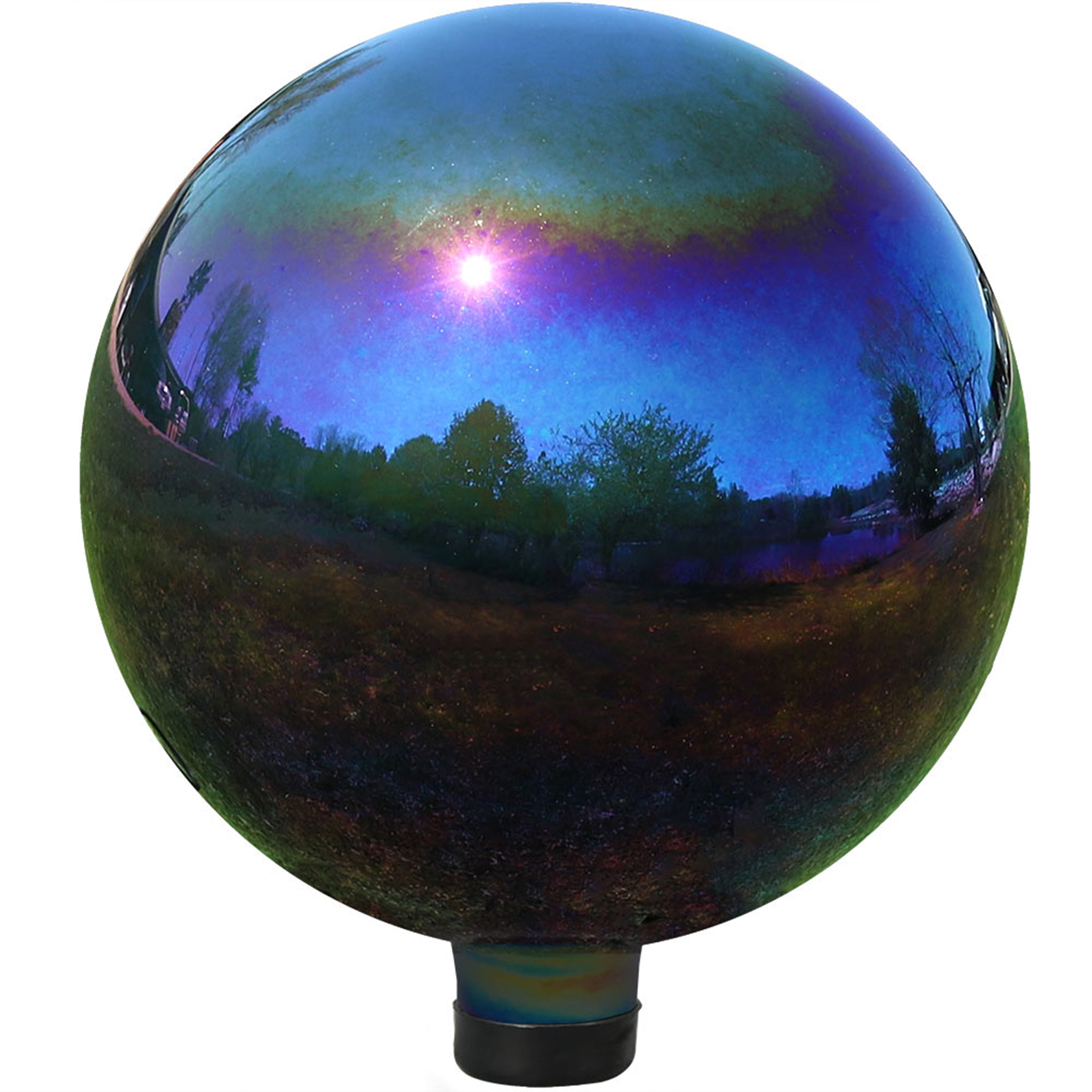  Sunnydaze Decor Mirrored Gazing Globe Ball - 10