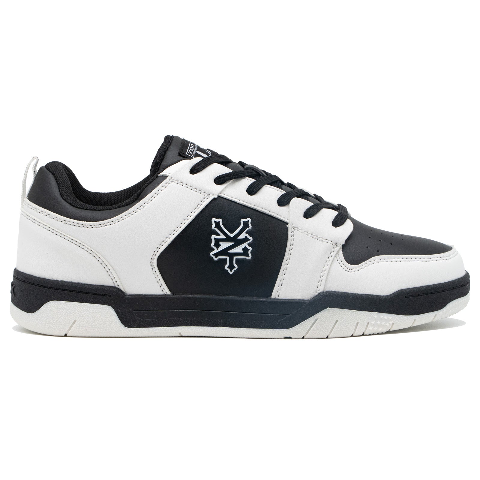  Zoo York Hundred Sneaker - Black White - Bonton