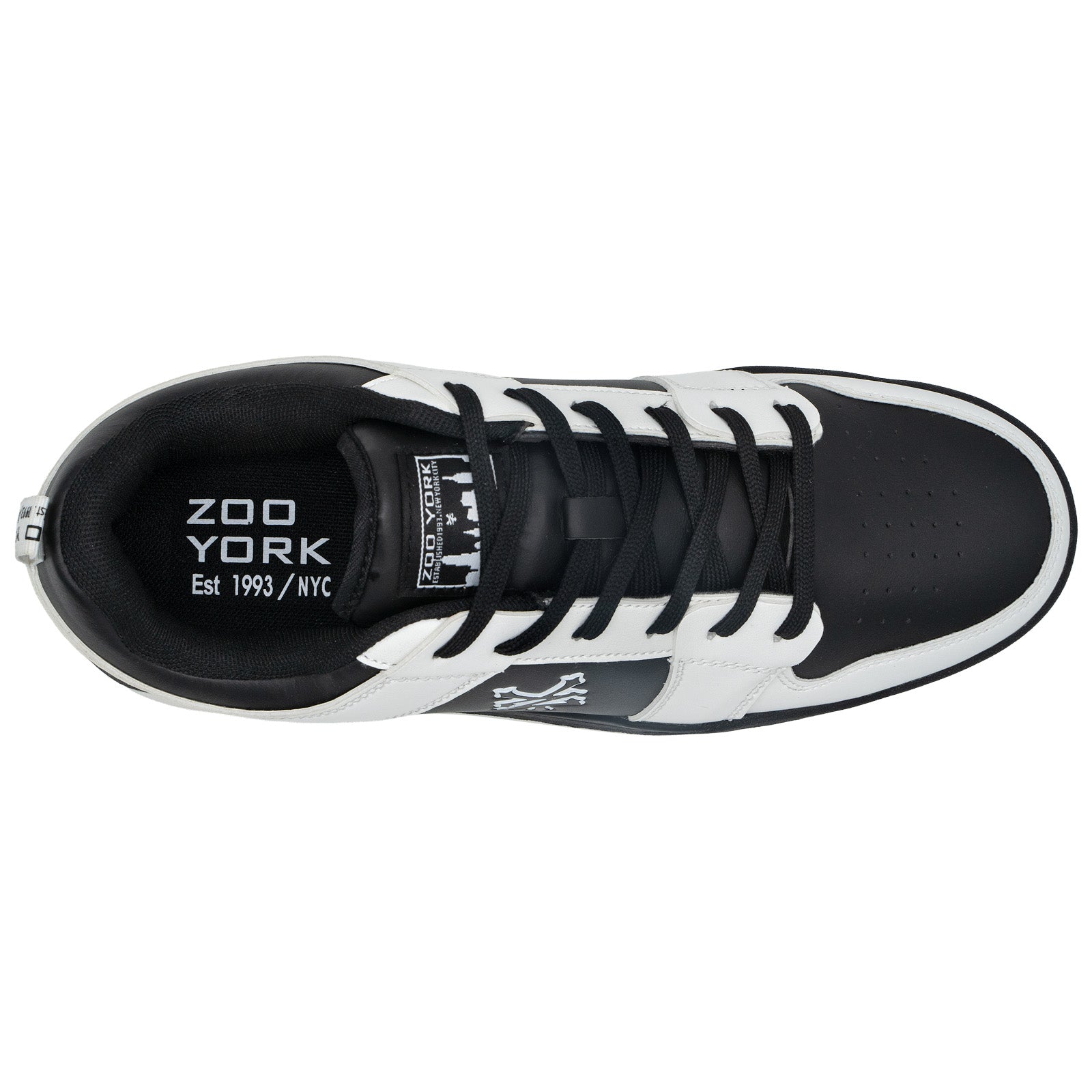  Zoo York Hundred Sneaker - Black White - Bonton