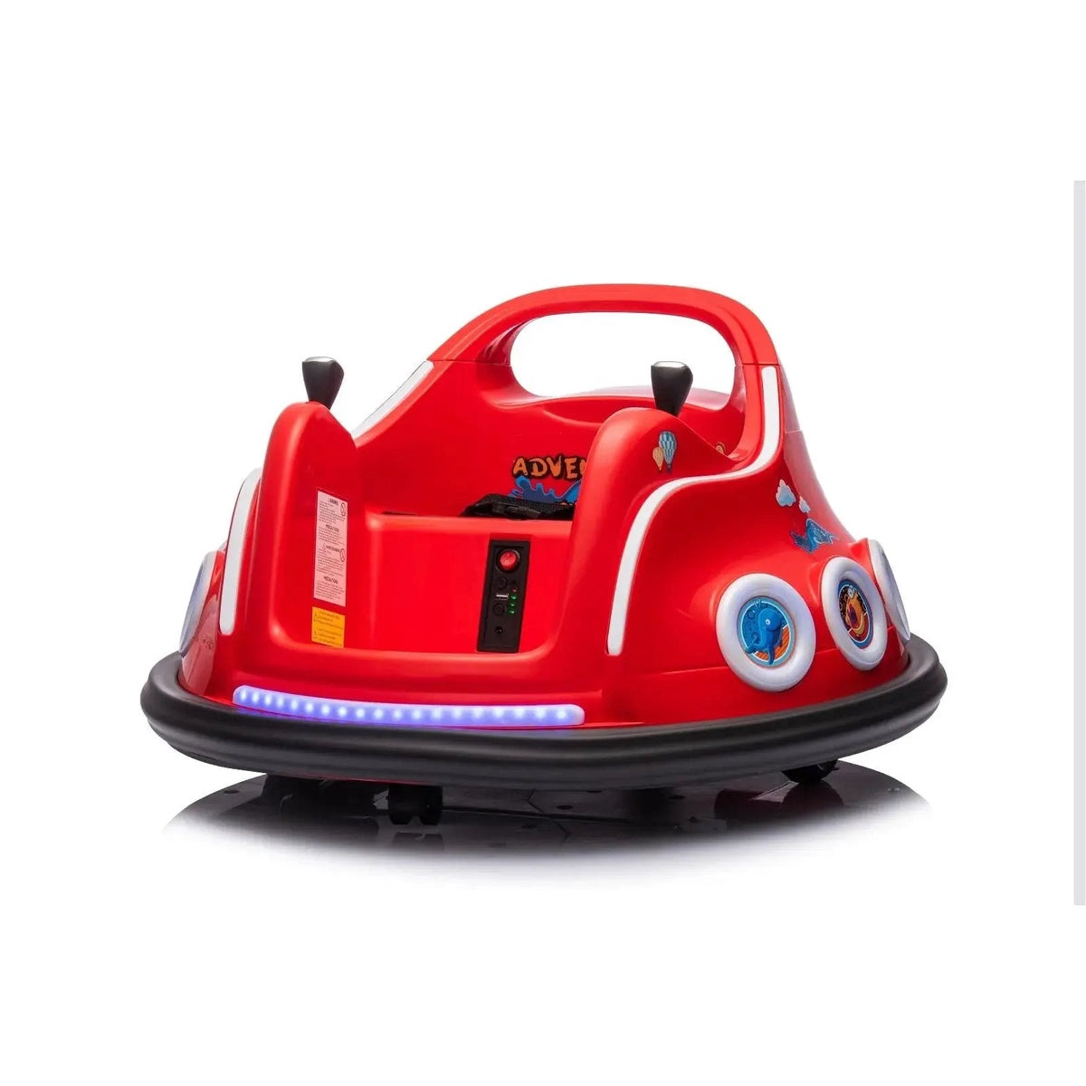  Freddo 12V Freddo Bumper Car 1 Seater Ride on for Kids - Pink - Bonton