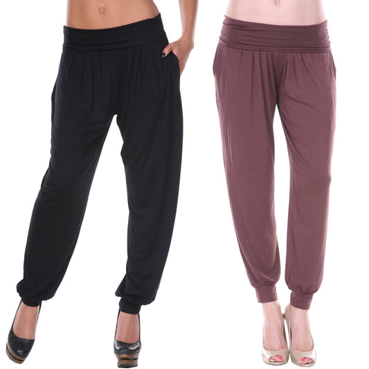 2-Pack Solid Harem Pants