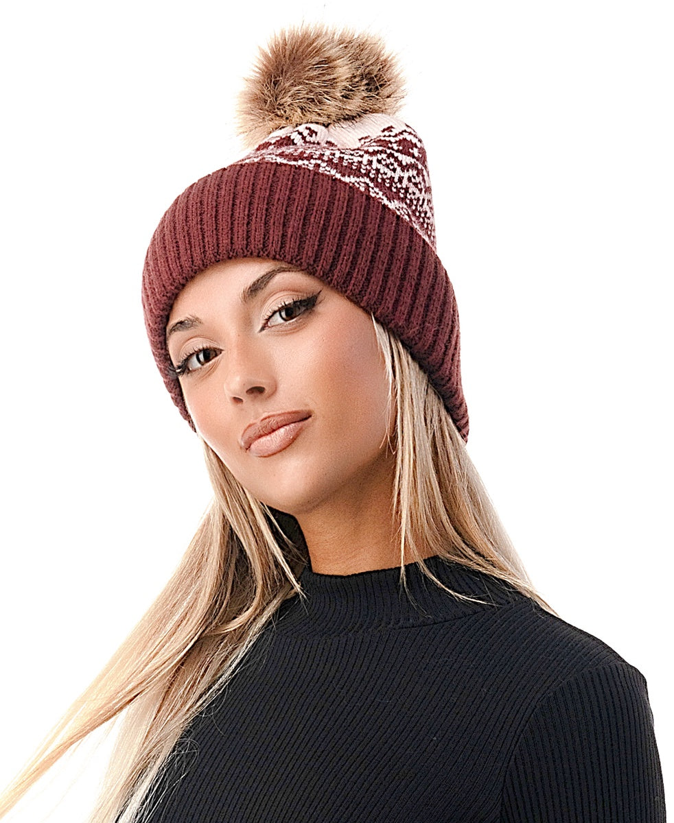  Marcus Adler The Joanne Beanie - Aubergine - Bonton