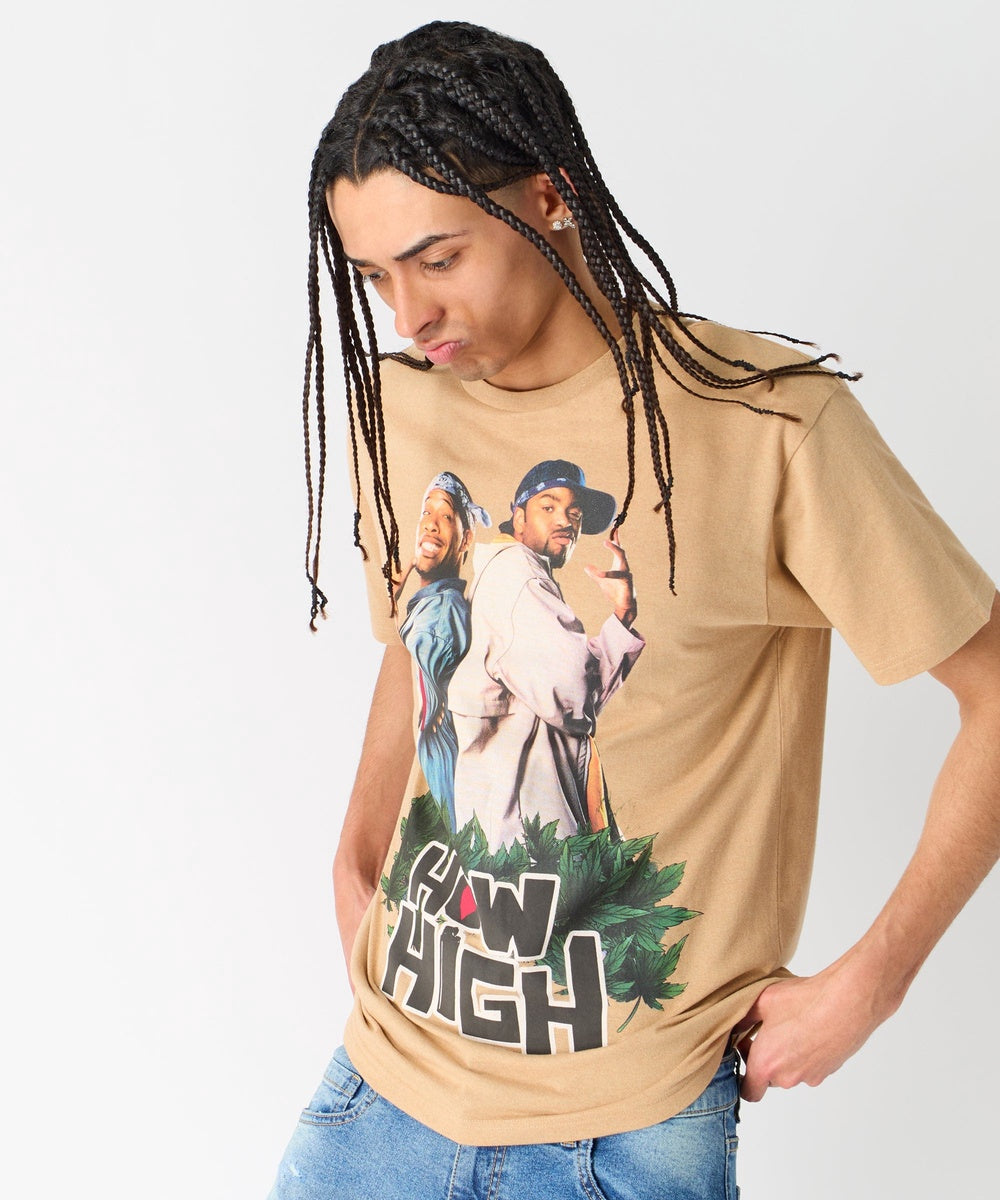  Reason Clothing How High Short Sleeve Tee - Khaki - KHAKI - Bonton