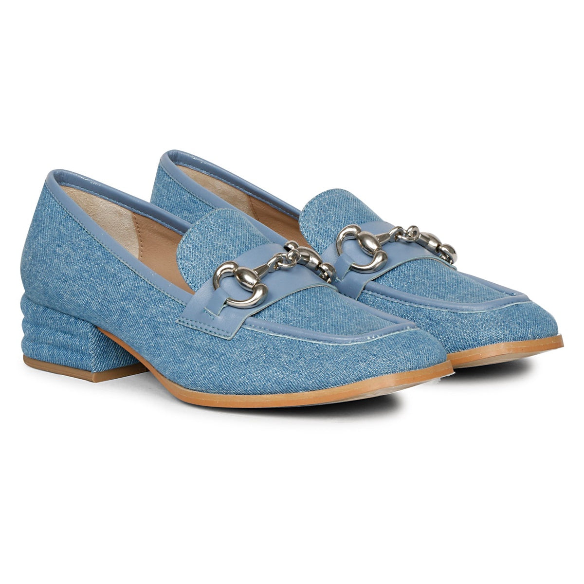  Saint G Jacqueline Denim Loafers - Denim - Bonton