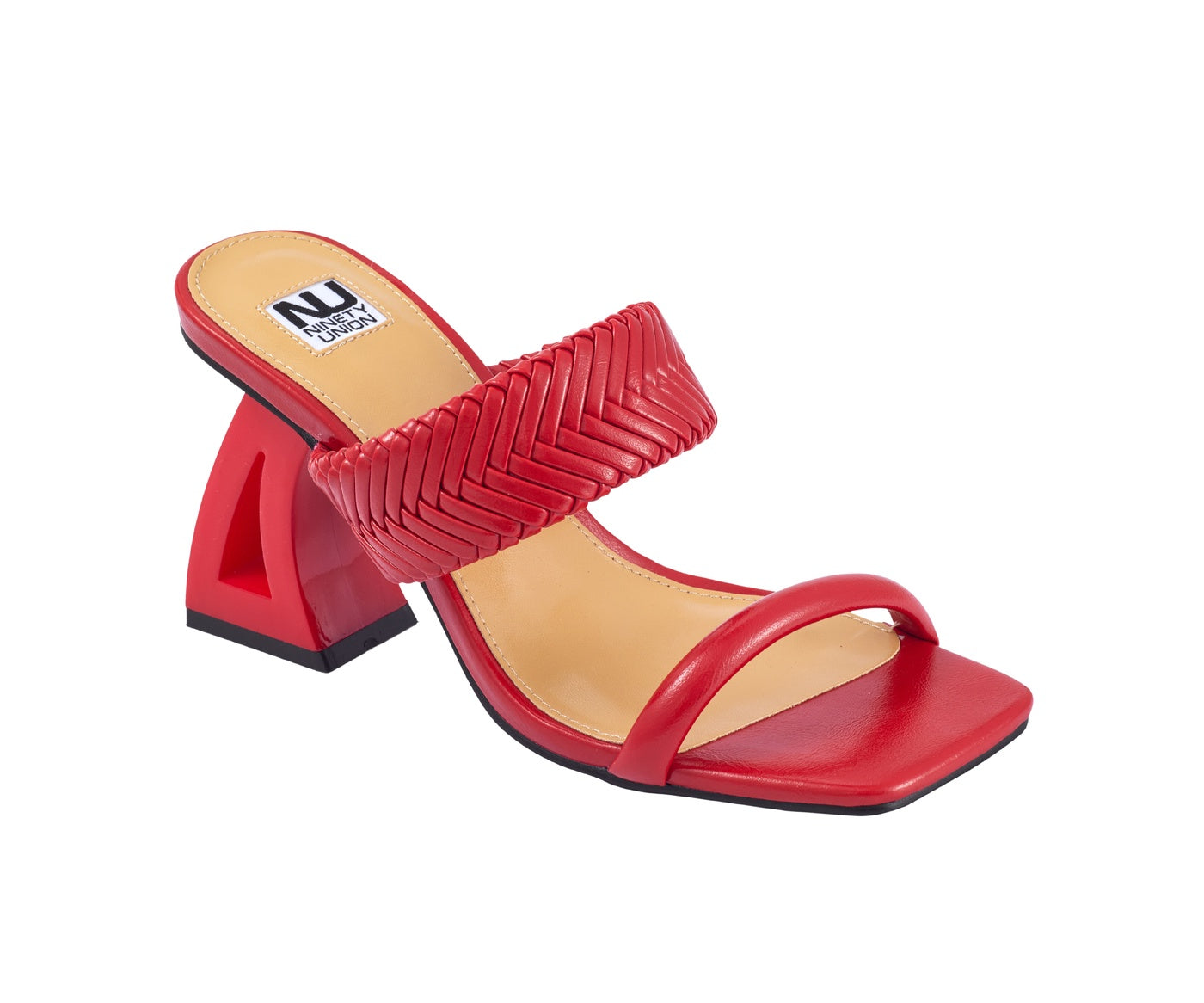  Ninety Union Malibu Two Banded Slide - Red - Bonton