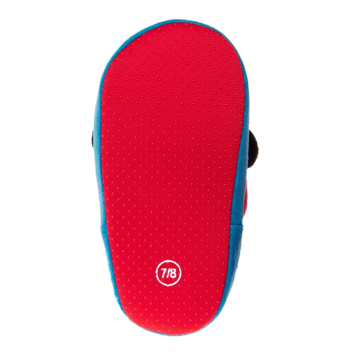  Josmo Disney Mickey Mouse Boys' Slippers - Cozy Plush Fuzzy Lightweight Warm Comfort Soft House Shoes - Navy Blue Red (Size 5-12 Toddler) - 5-6 - Bonton