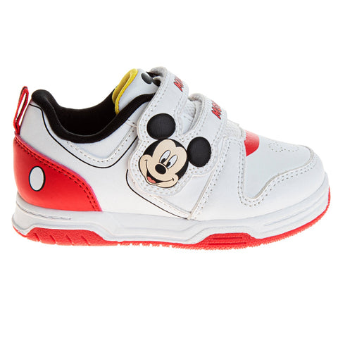 Disney Mickey Mouse Boys' Lightweight Laceless Sneakers (Toddlers)