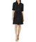 Button To Hem Shirtdress with Pleated Skirt Detail Very Black