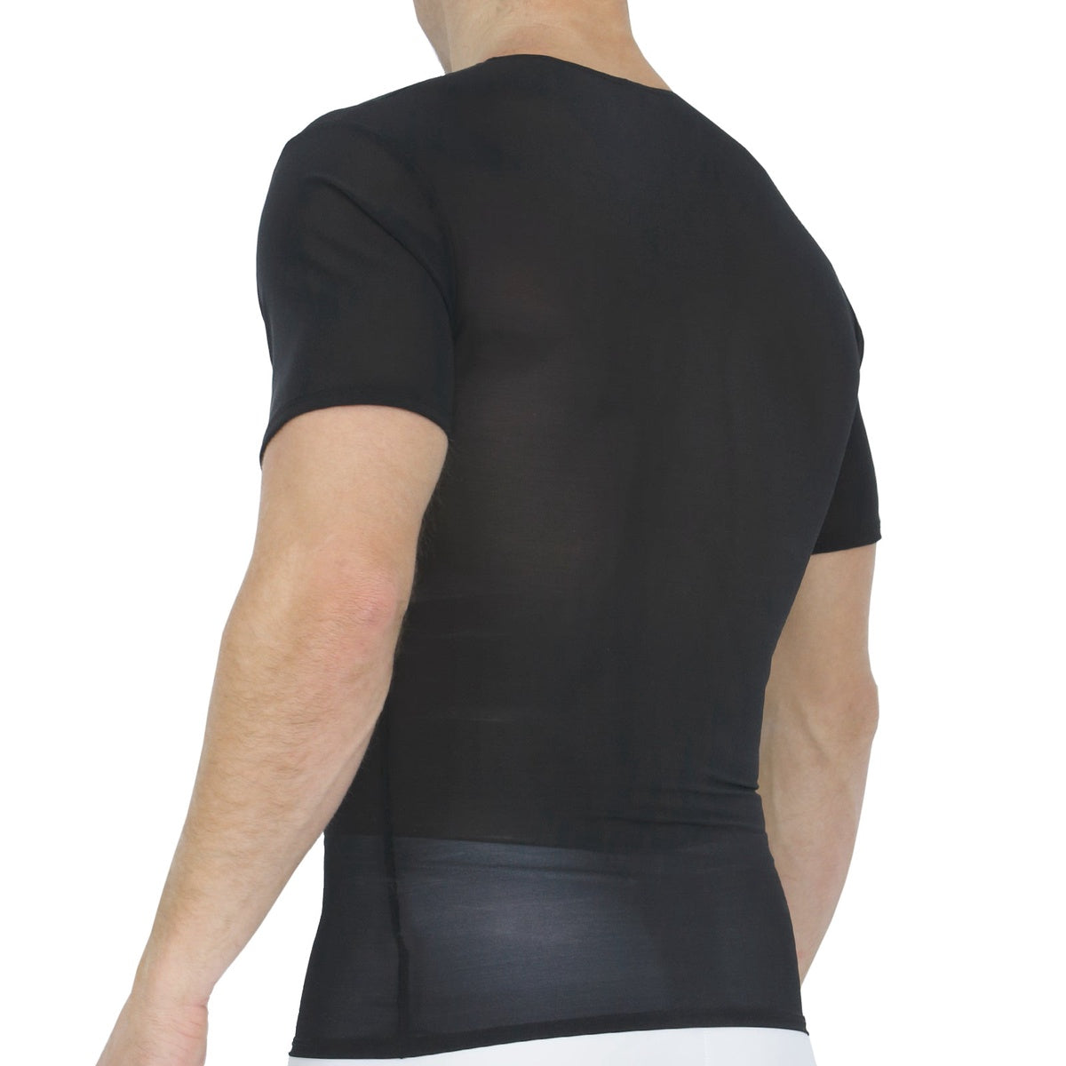  InstantFigure Insta Slim Power Mesh Compression Crew Neck 180TS0001 - Black - Bonton