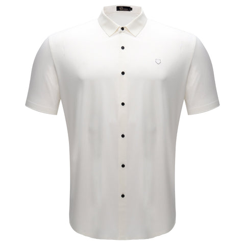 Apex Spirit Short Sleeve Button-Up WHITE