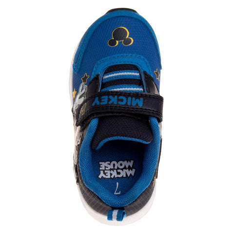 Disney Toddler Boys Mickey Mouse Sneakers With 2 Red Lights