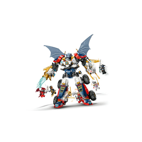 LEGO® NINJAGO® Zane’s Ultra Combiner Mech Toy 4-in-1 Building Set 71834