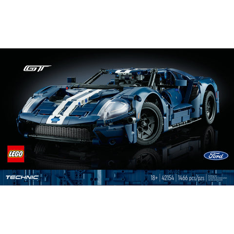 LEGO® Technic™ 2022 Ford GT 42154 Building Kit for Adults 1,466 Pieces