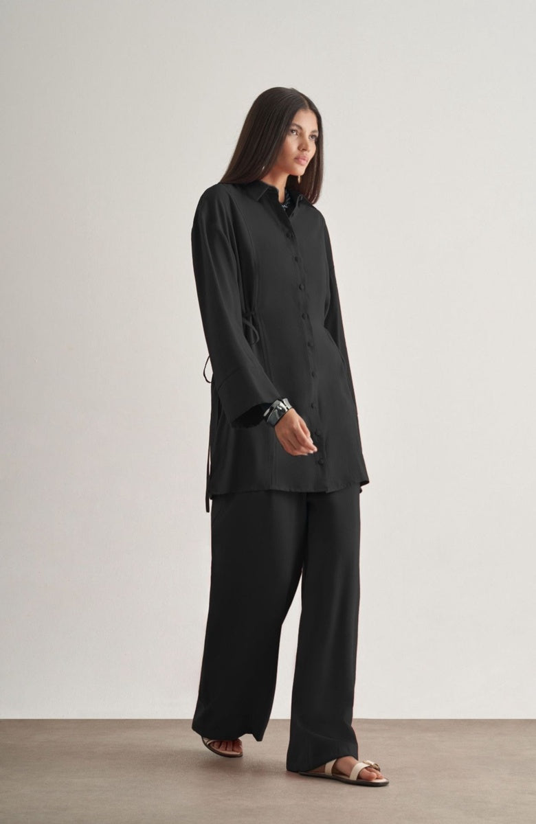  Mizalle Mizalle Tunic - Black - Bonton