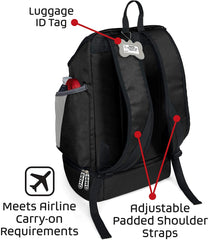 Pattened Drop Bottom Week Away Backpack